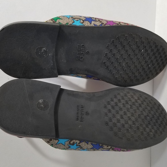 (Kids) Gucci princetown gg rainbow star slippers - Picture 8 of 8